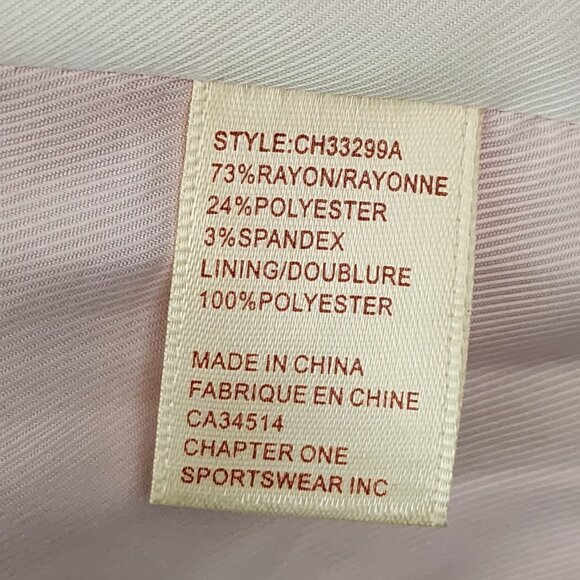 Autres Filles Pink Checks Stretch Single Button Blazer - Picture 6 of 6